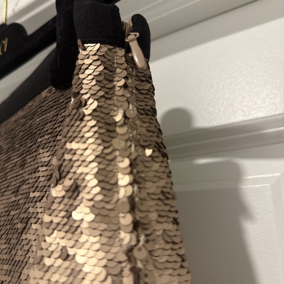 Cinq à Sept Gold Sequin Midi Skirt - Picture 4 of 6